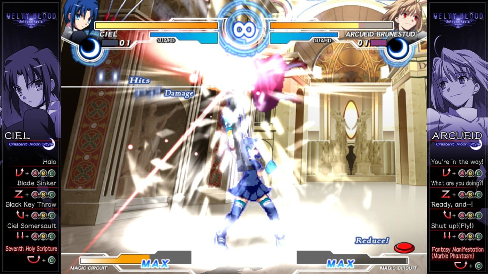 Melty Blood Actress Again Current Code screenshot 1