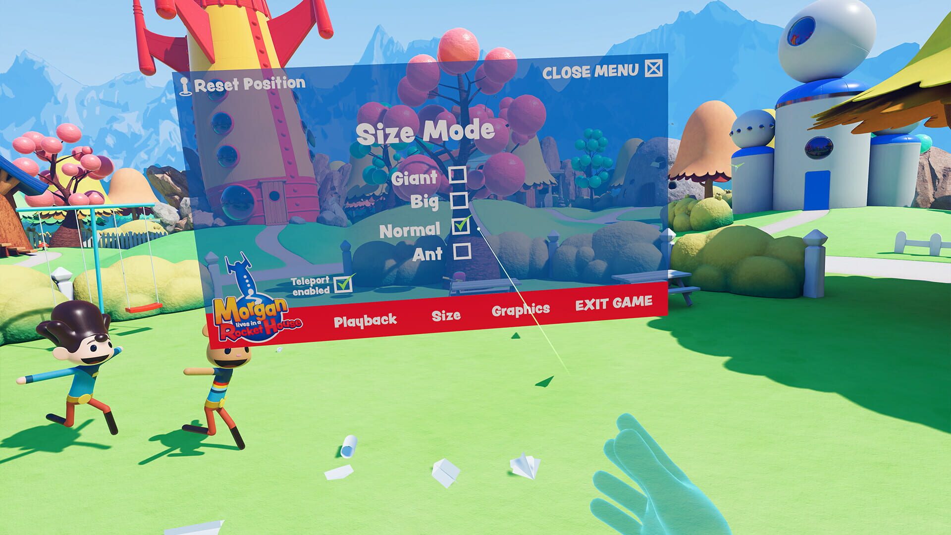 Morgan lives in a Rocket House in VR screenshot 1