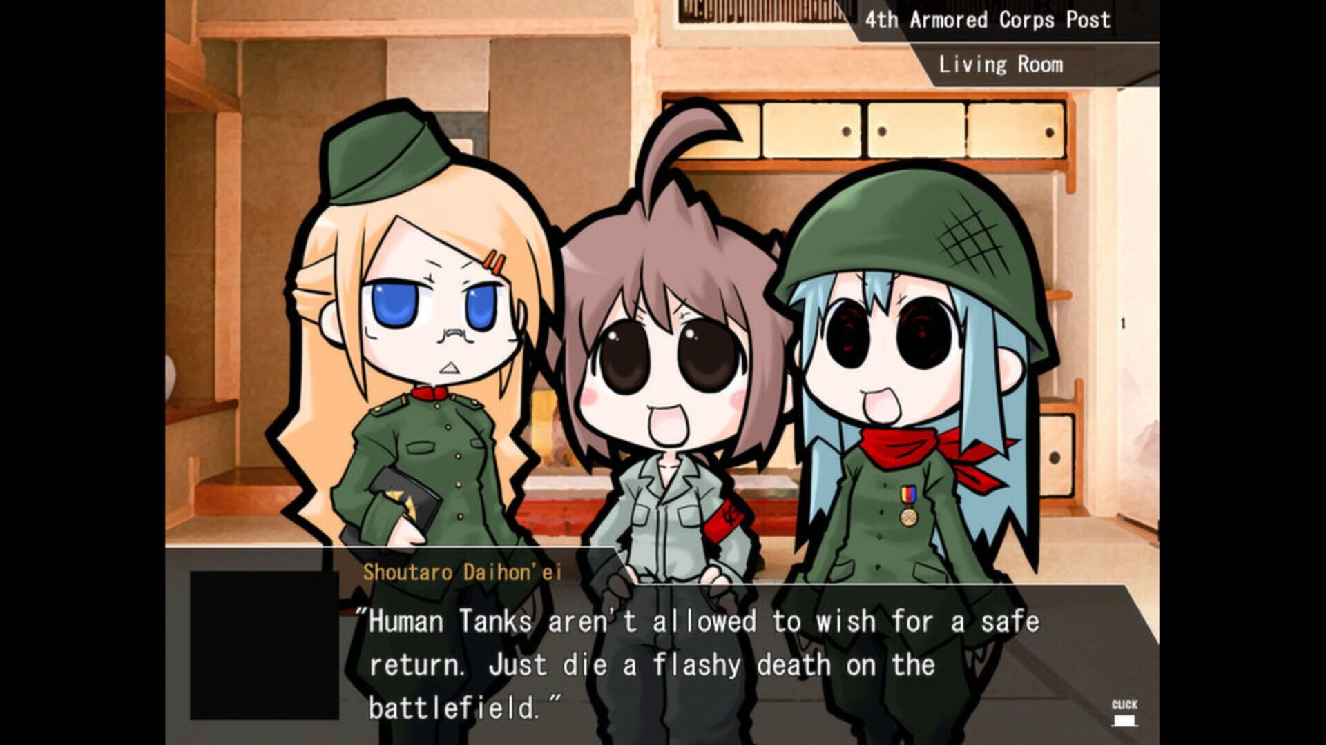 War of the Human Tanks screenshot 1