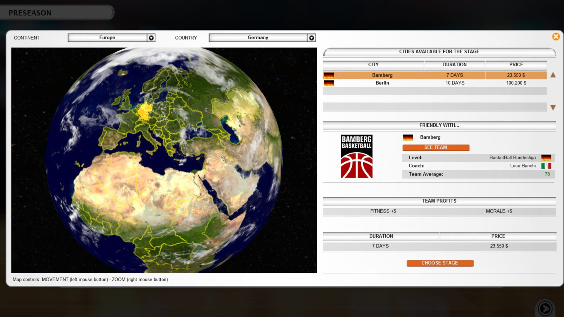 International Basketball Manager screenshot 1