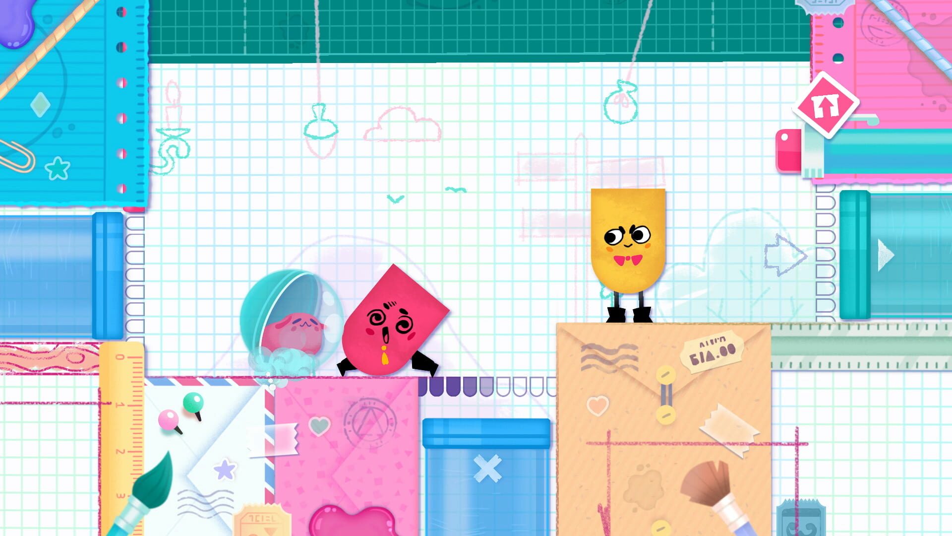 Snipperclips Plus: Cut It Out, Together! screenshot 1