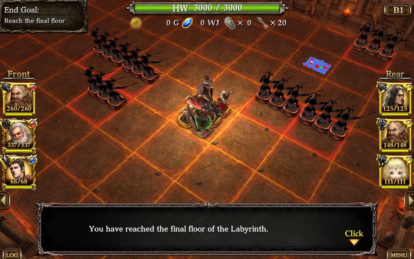 Wizrogue: Labyrinth of Wizardry screenshot 1