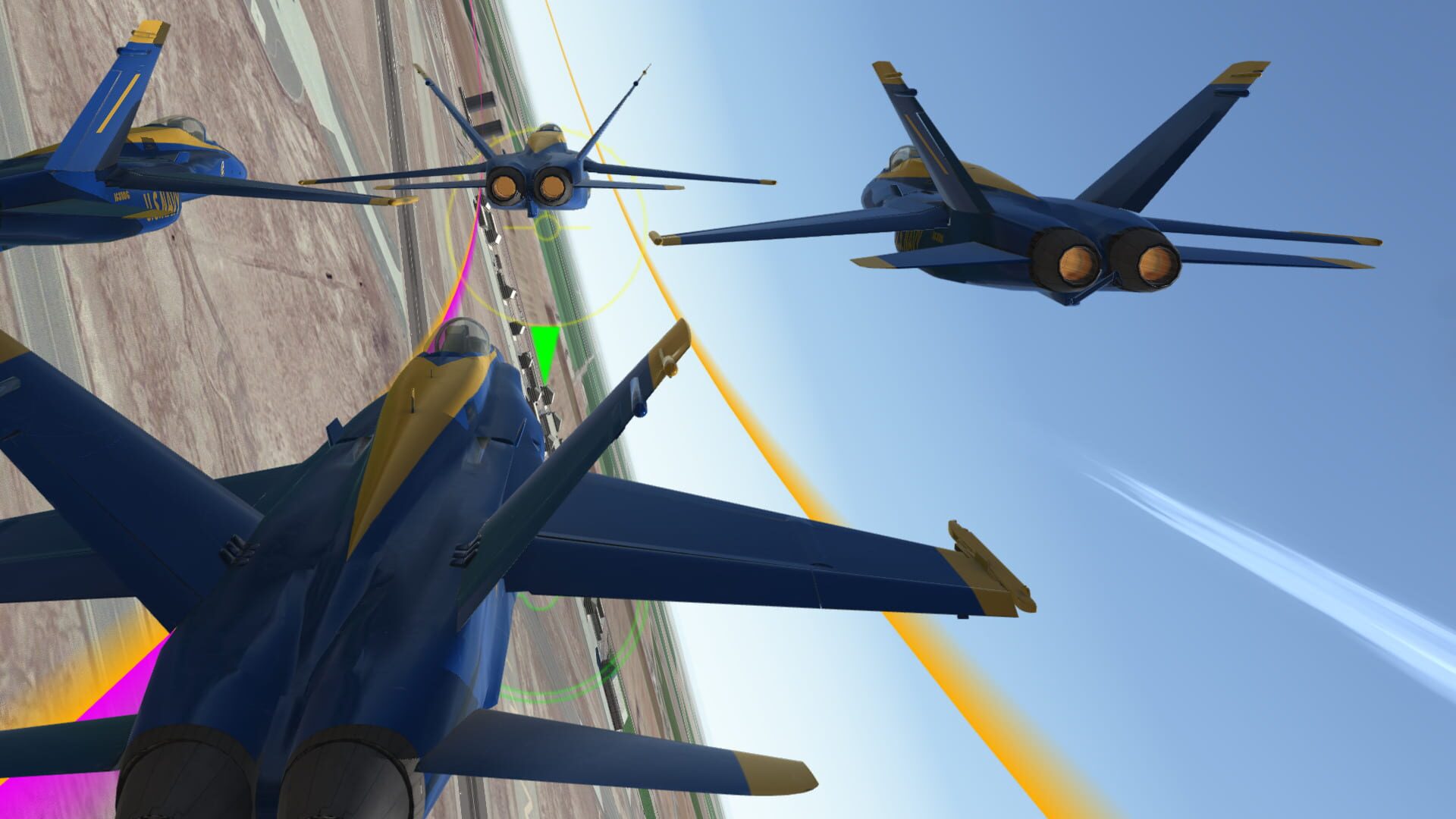 Blue Angels Aerobatic Flight Simulator screenshot 1