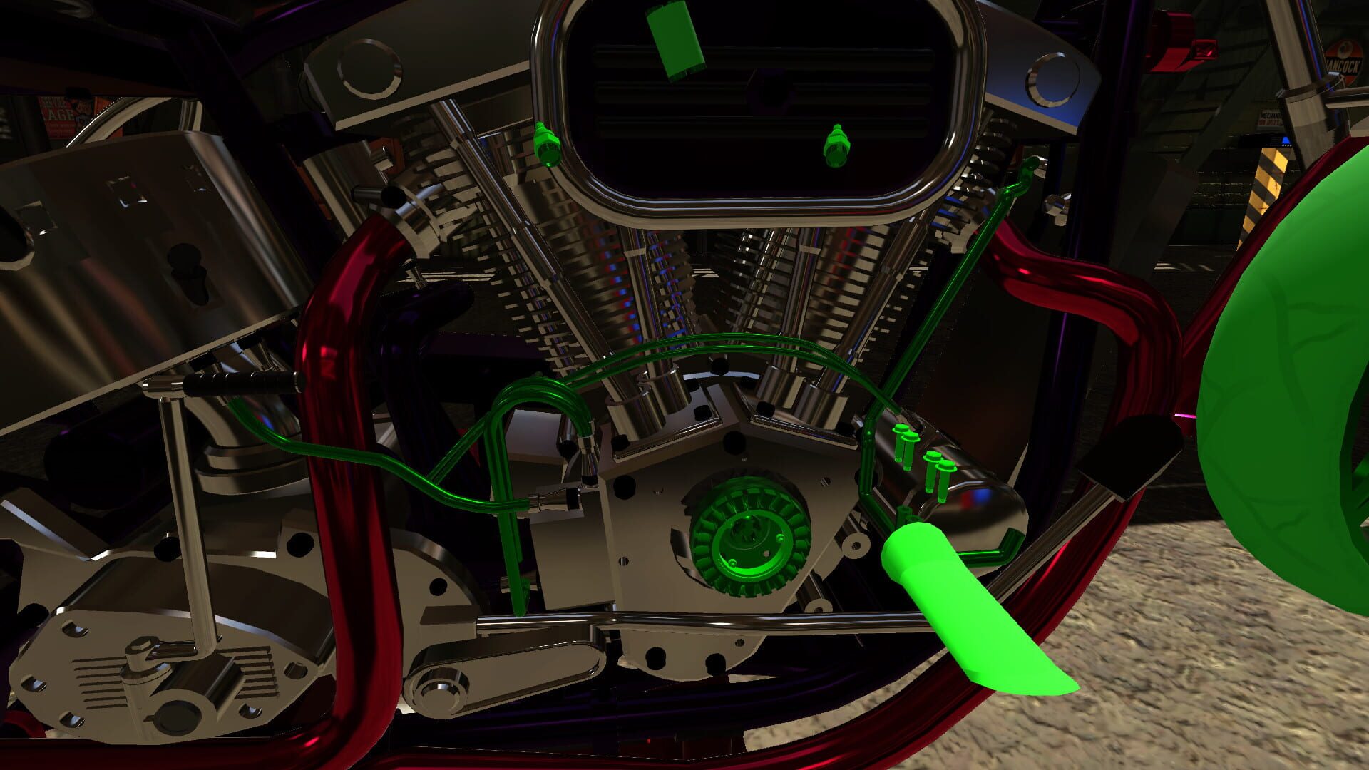 Motorbike Garage Mechanic Simulator screenshot 1