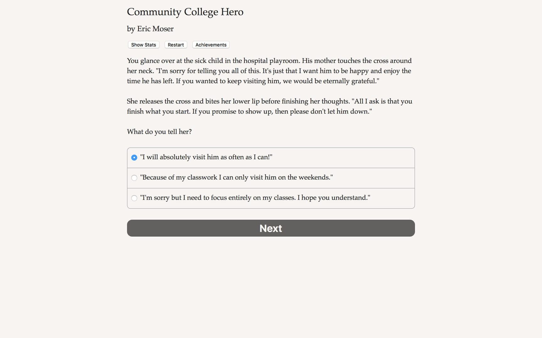 Community College Hero: Trial by Fire screenshot 1