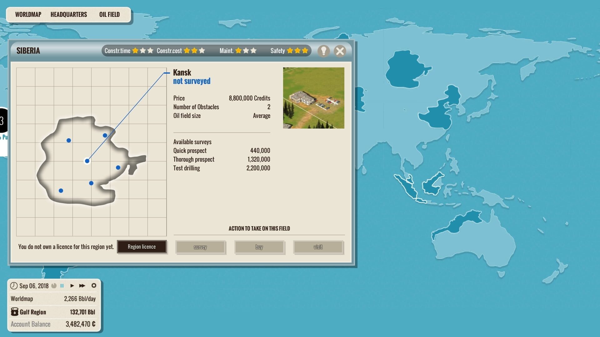 Oil Enterprise screenshot 1