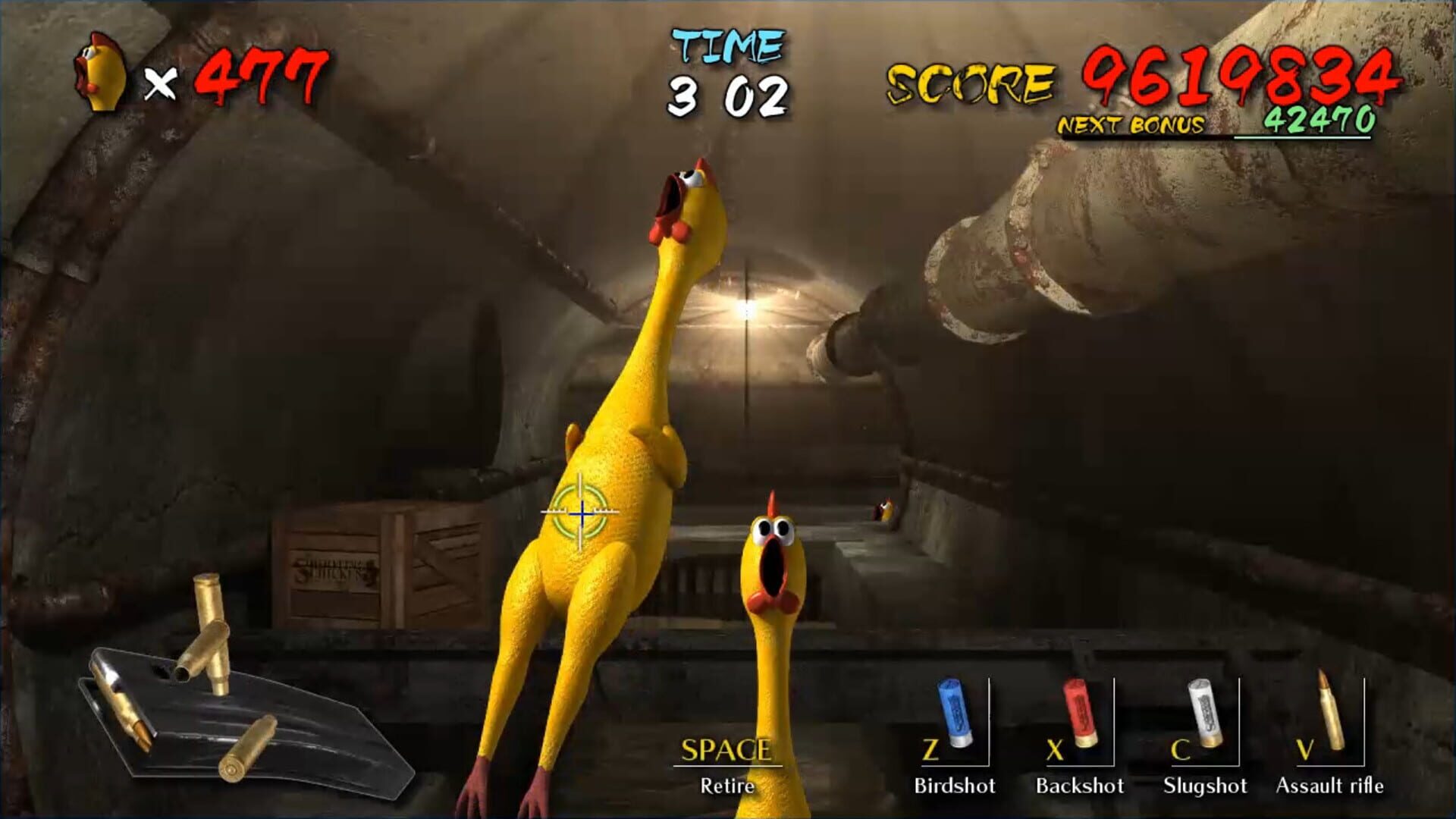 Shooting Chicken Insanity Chickens screenshot 1