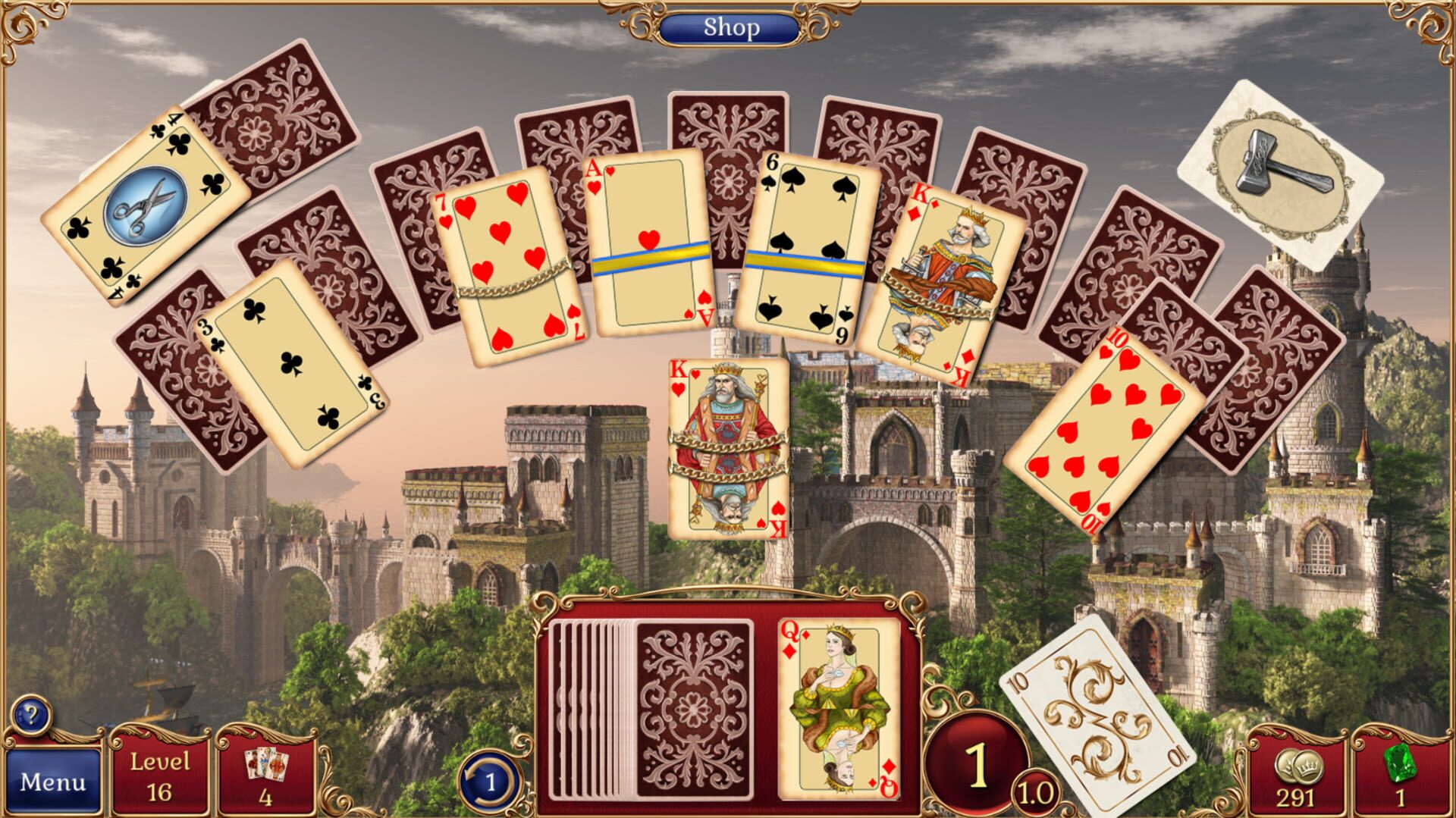 Jewel Match Solitaire screenshot 1
