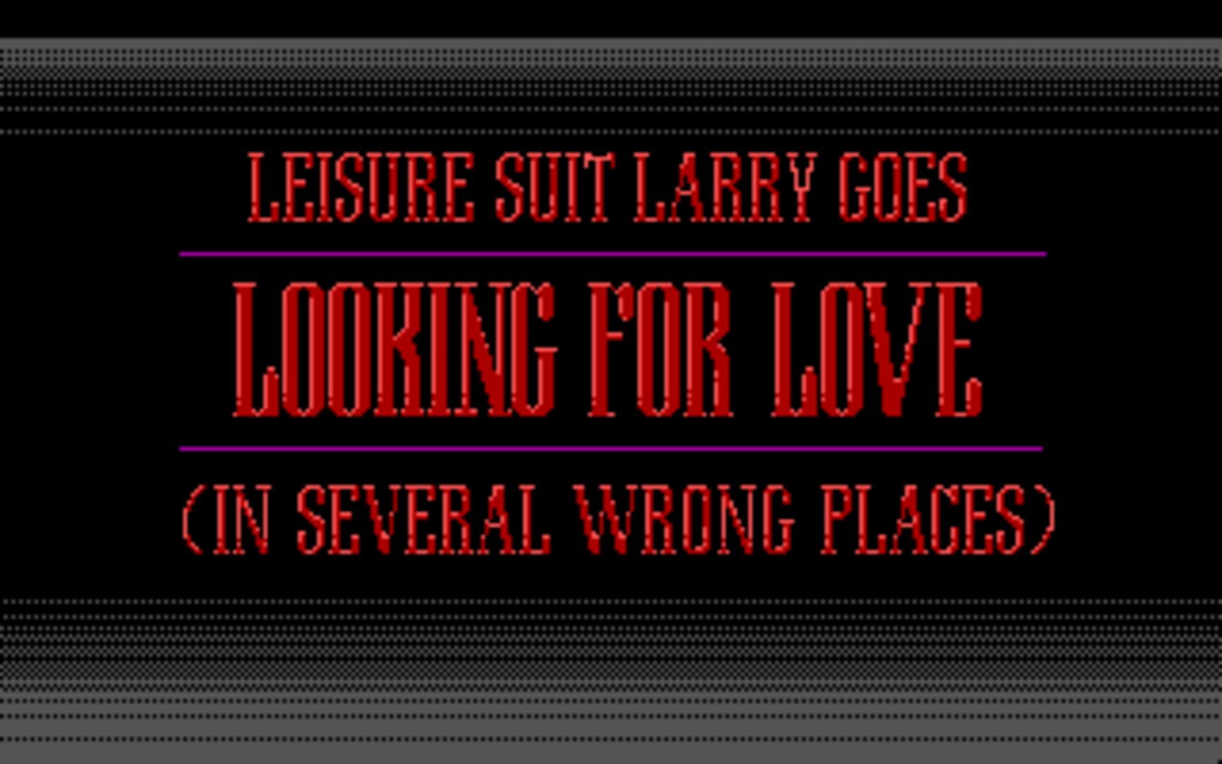 Leisure Suit Larry 2: Goes Looking for Love (in Several Wrong Places) screenshot 1