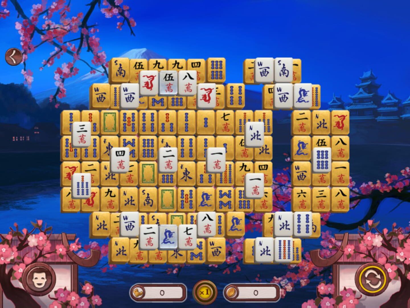 Sakura Day 2 Mahjong screenshot 1