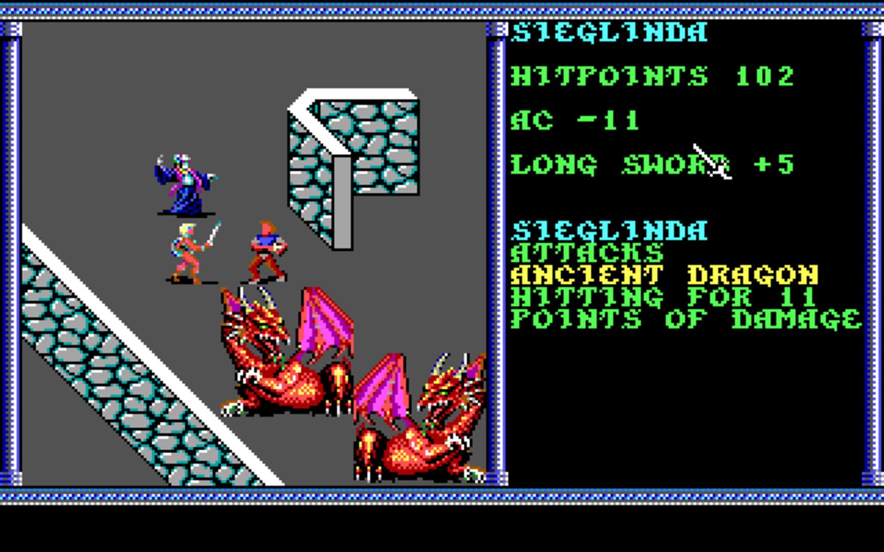 Advanced Dungeons & Dragons: Secret of the Silver Blades screenshot 1