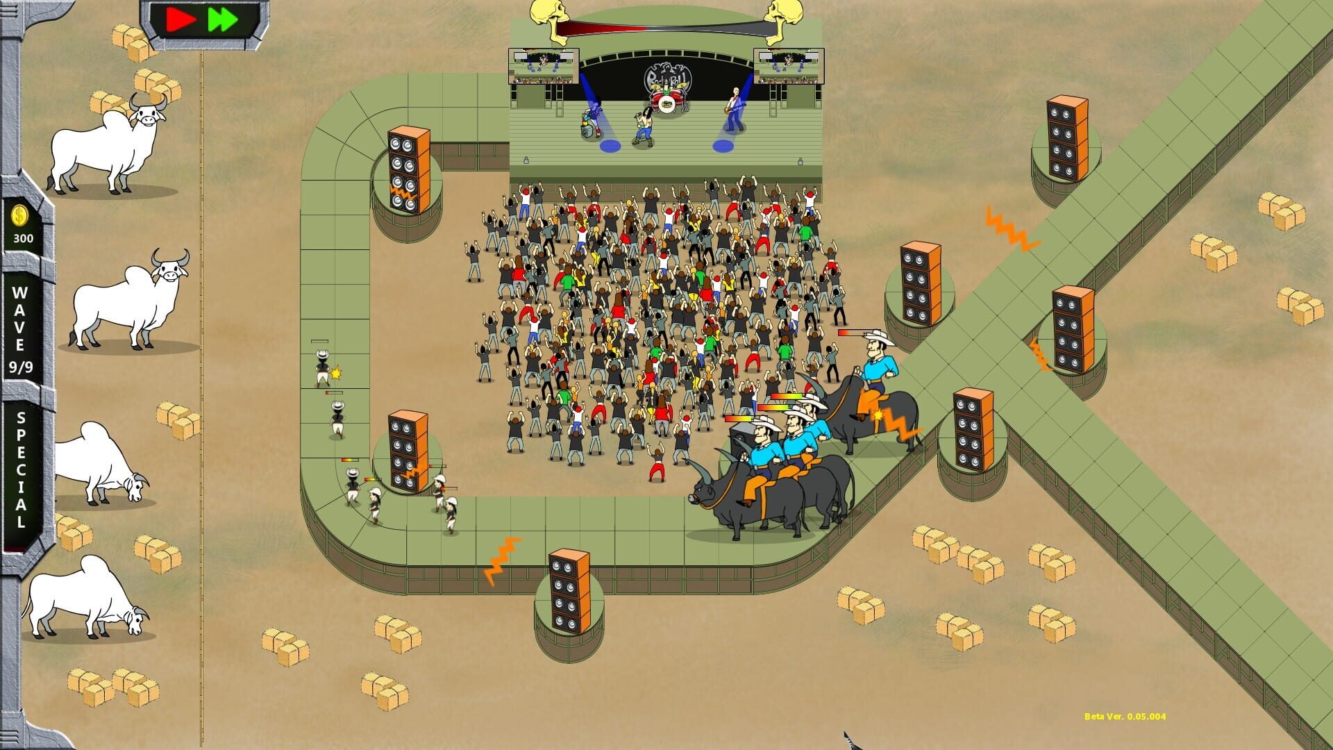Rock 'N' Roll Defense screenshot 1