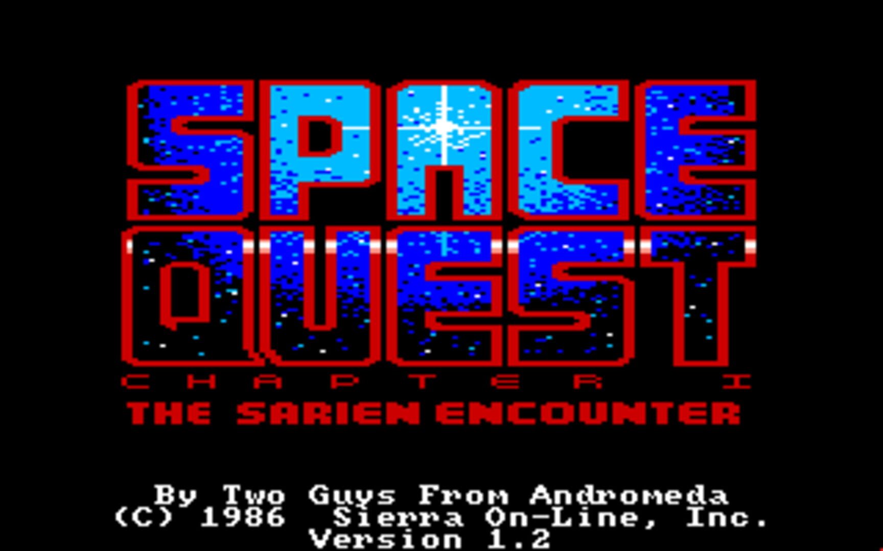 Space Quest: The Sarien Encounter screenshot 1