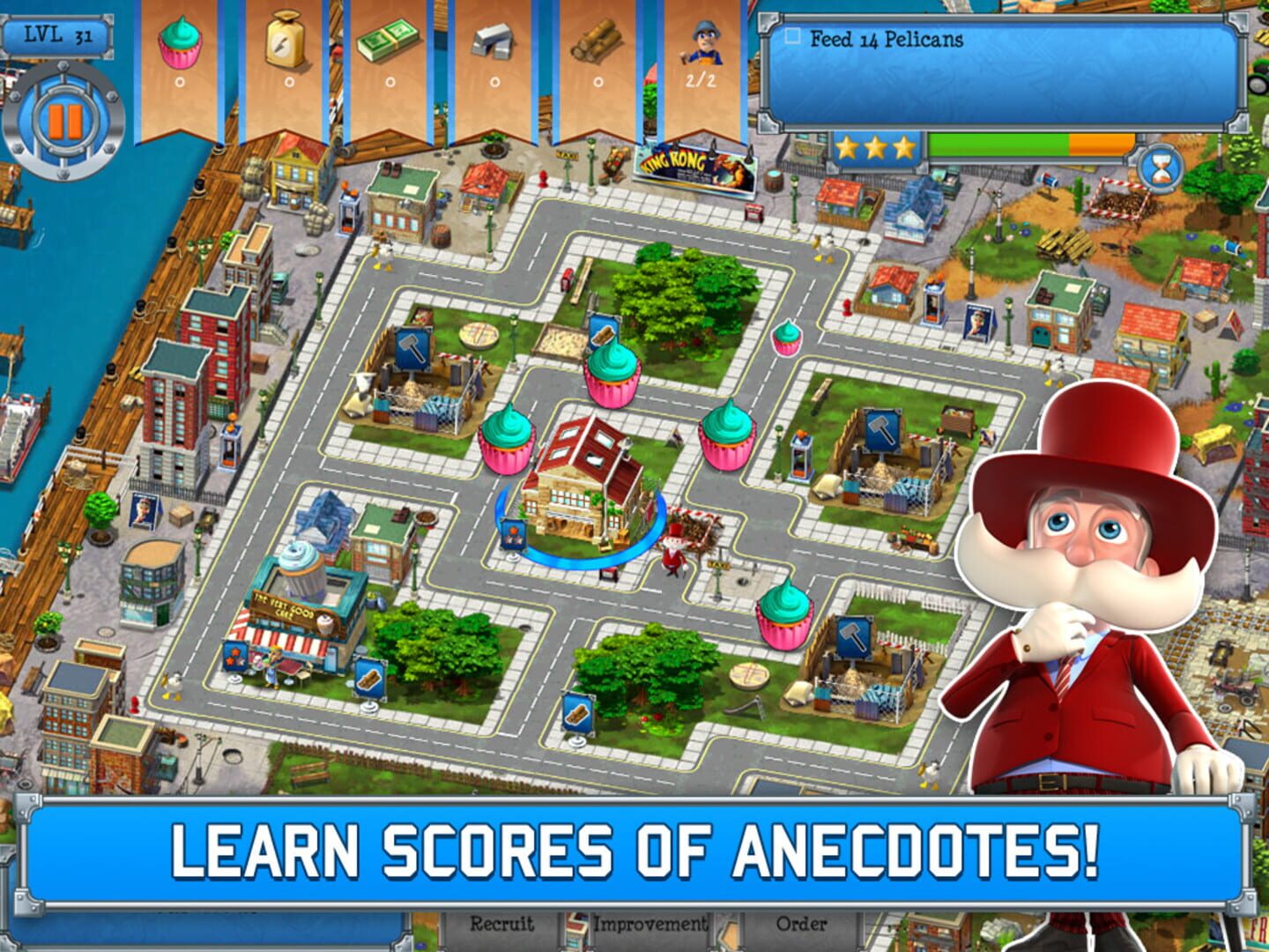 Monument Builders: Alcatraz screenshot 1