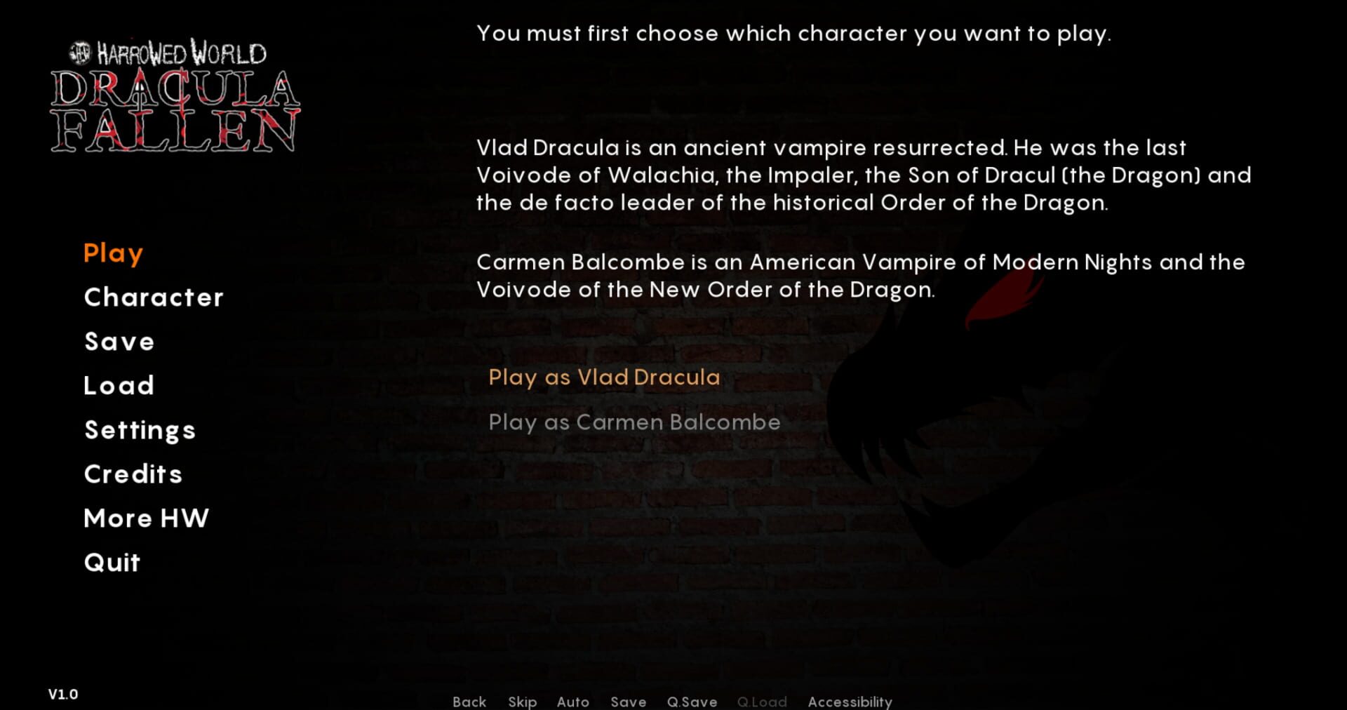 Harrowed World: Dracula Fallen screenshot 1