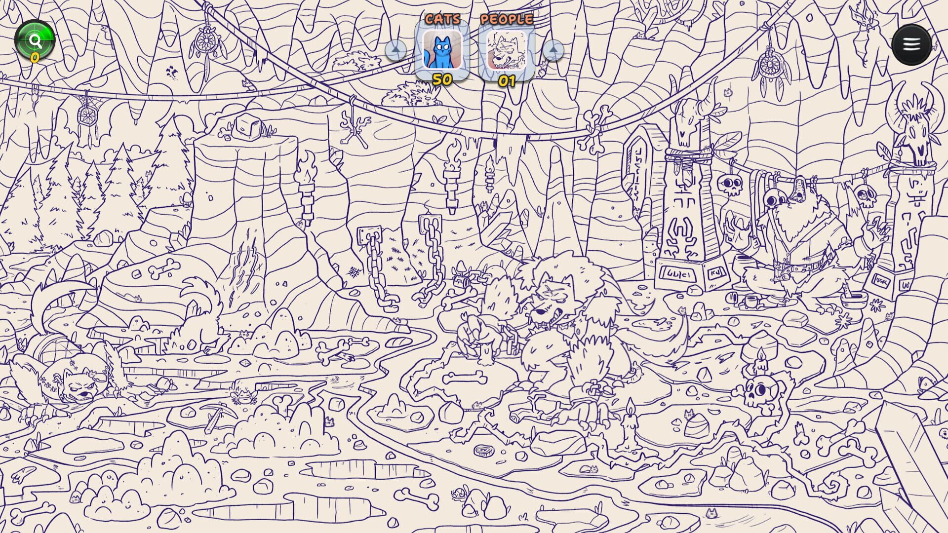 Hidden Cats in Spooky Village screenshot 1