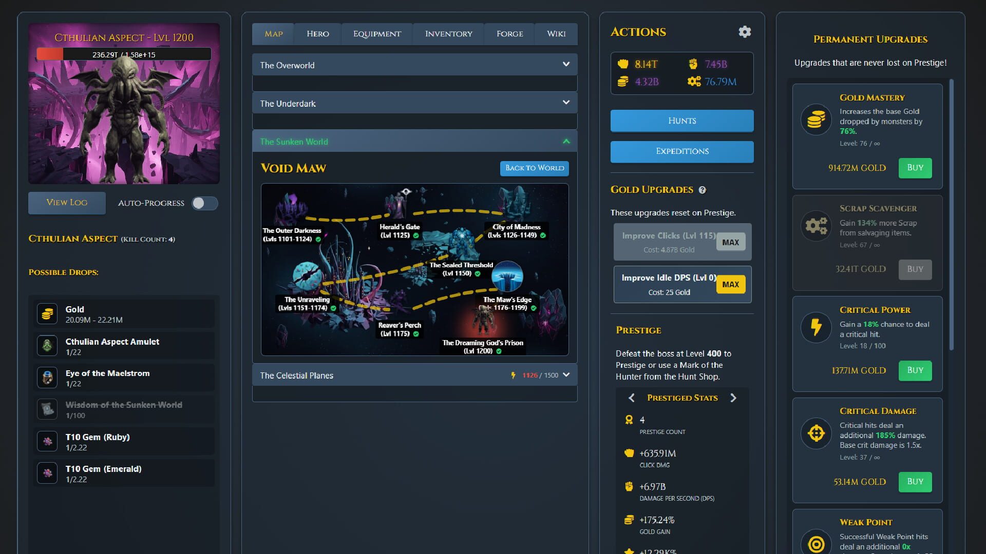 Idle looter screenshot 1