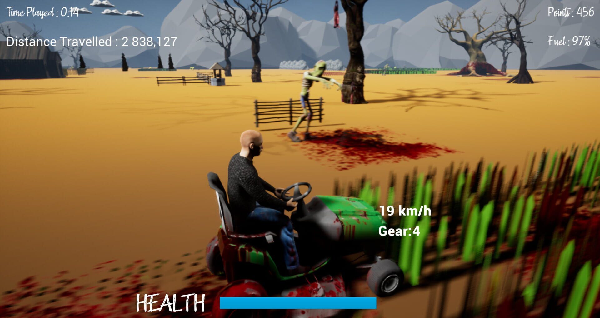 Lawnmower Game: Zombies screenshot 1