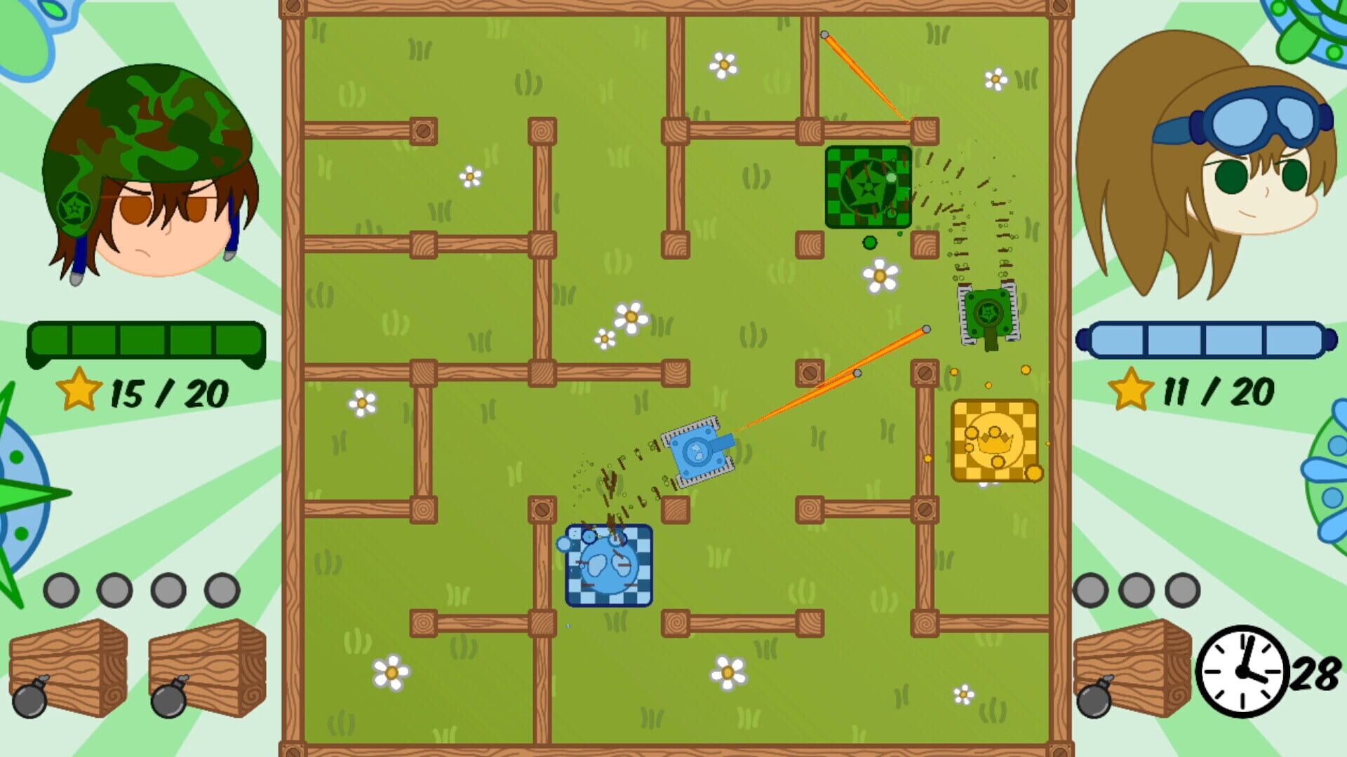 Racing Tanks! screenshot 1
