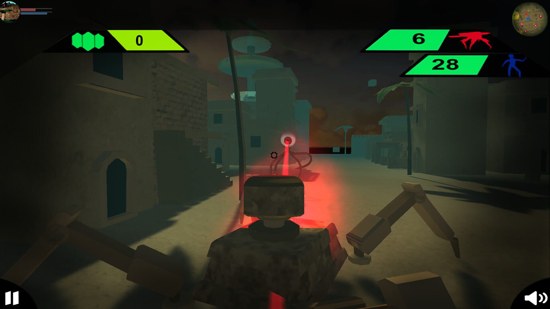 Spider-Tank vs. Aliens screenshot 1