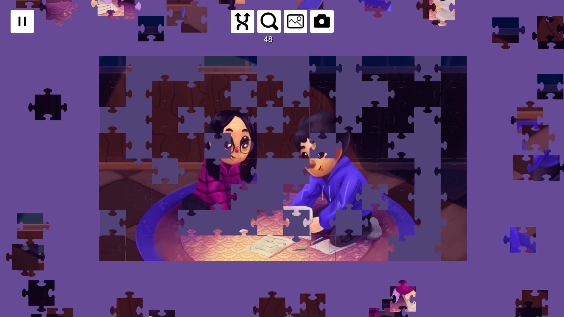 Christmas With My Family: Jigsaw Puzzle screenshot 1