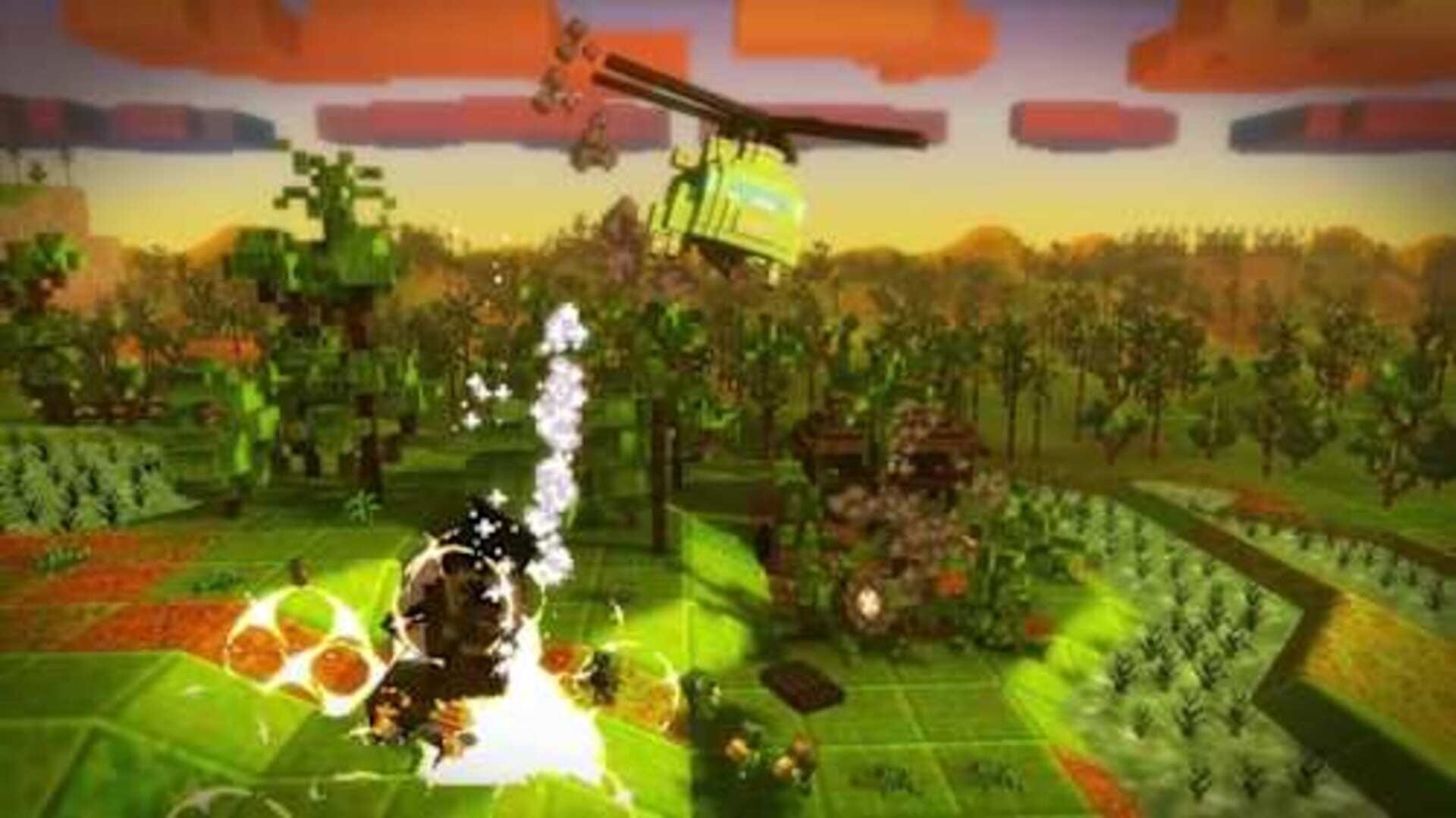 Blocky Heli Rescue screenshot 1