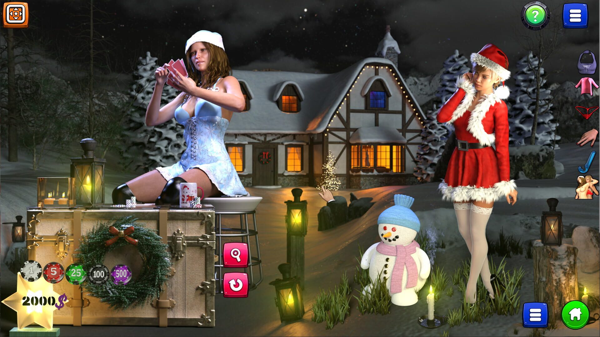 Strip Black Jack: Santa Babe screenshot 1