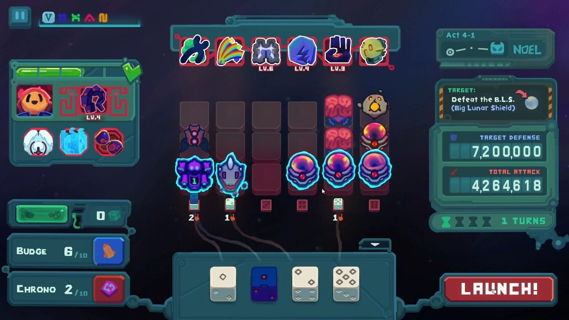 Dicevaders screenshot 1