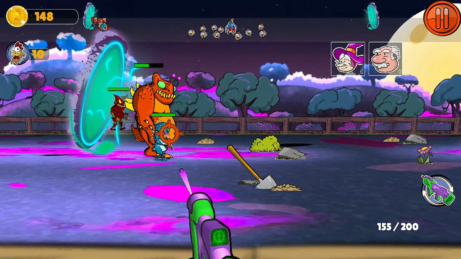 Chicken Coop Invaders screenshot 1