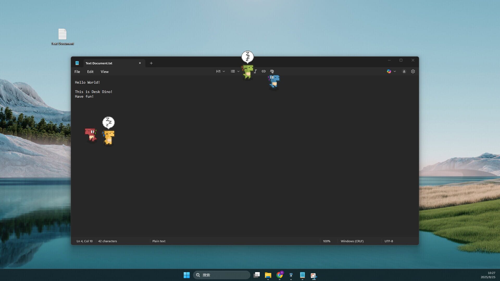 Desk Dino screenshot 1