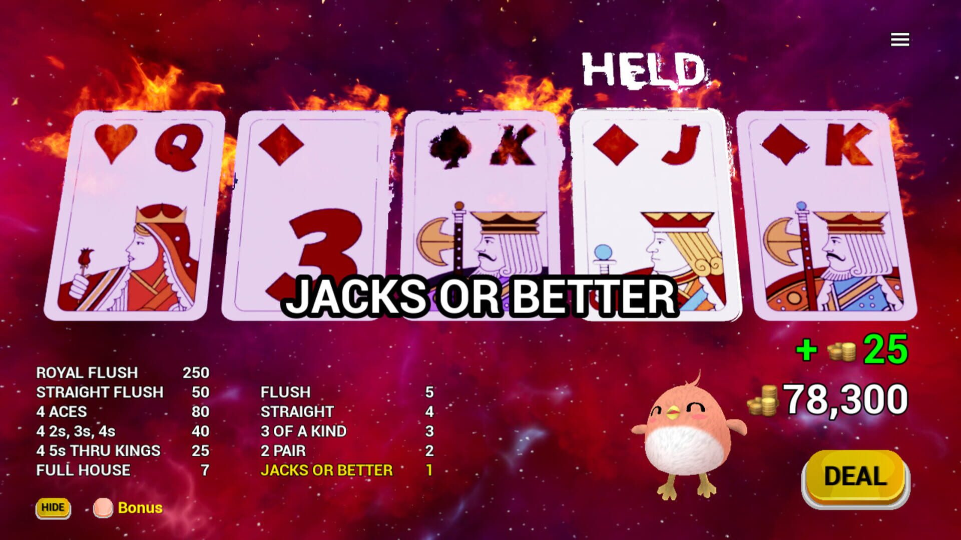 Vidya Poker screenshot 1