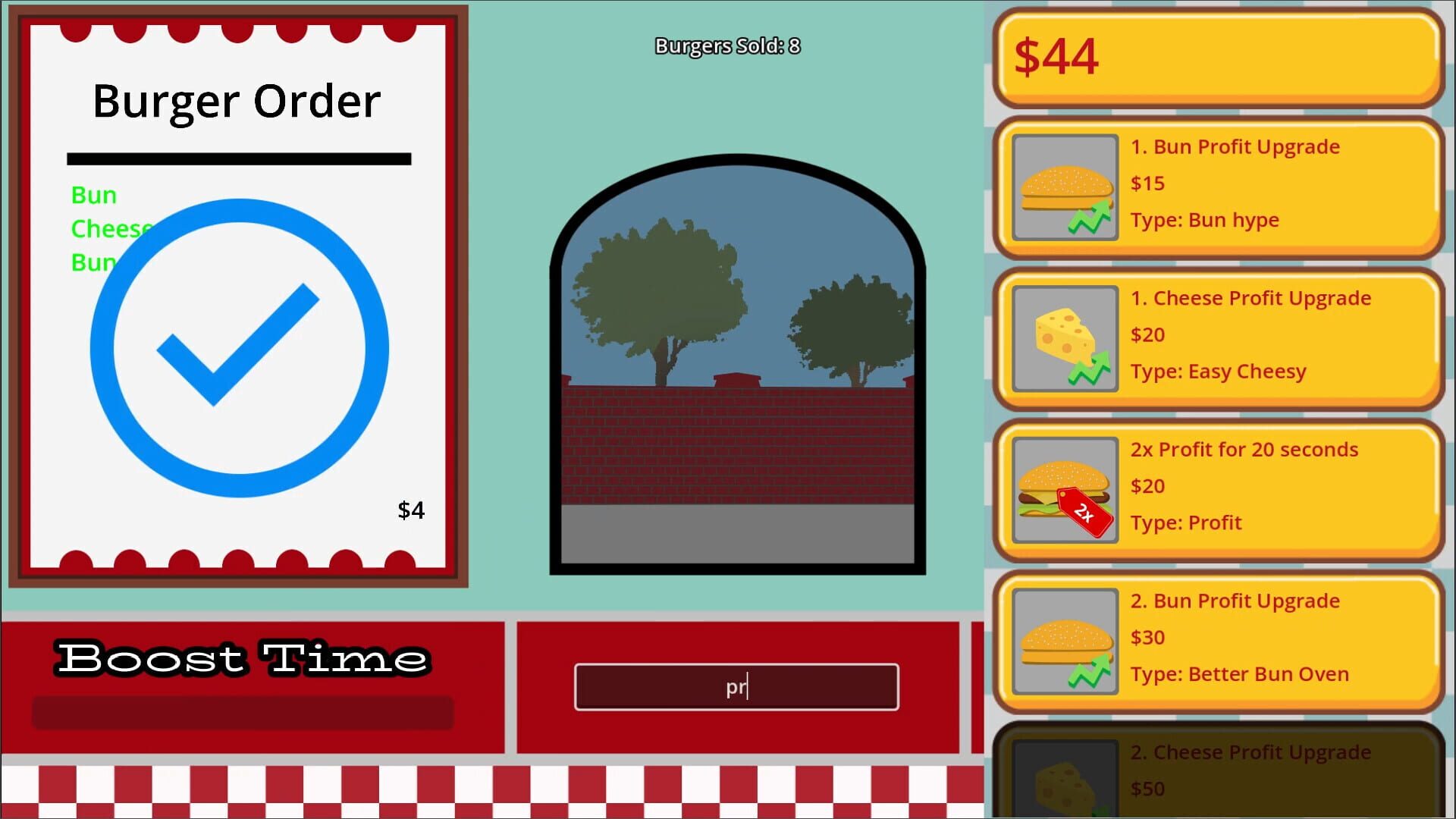 Burger Typer screenshot 1
