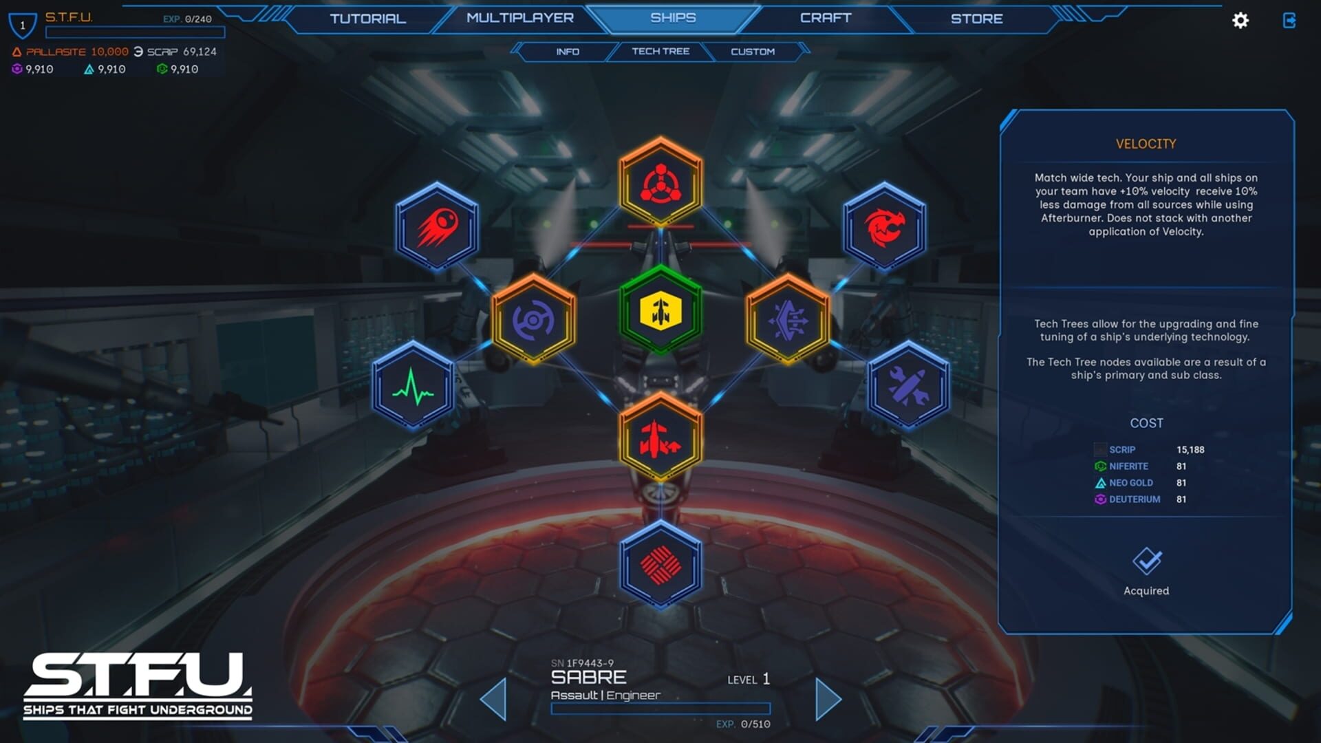 Ships That Fight Underground screenshot 1