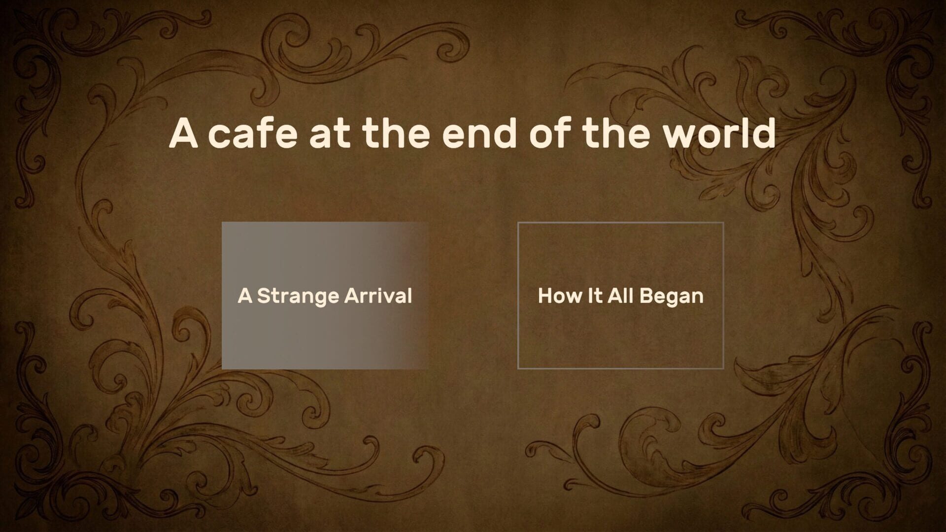 A Cafe at the End of the World screenshot 1