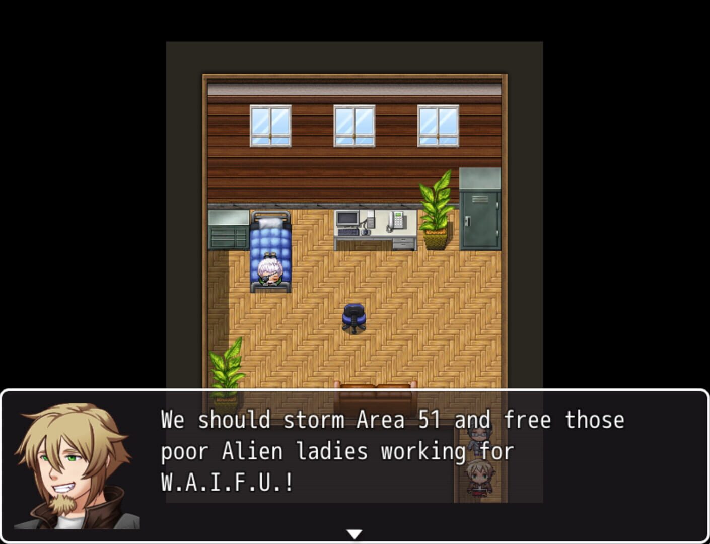 Raiding Area 51: Break out Waifu screenshot 1