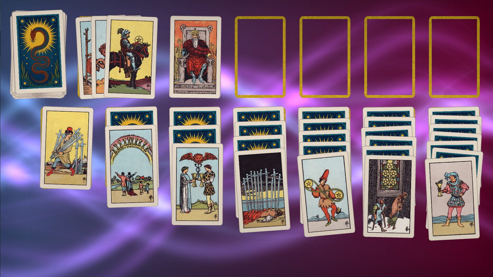 Star and Serpent Solitaire screenshot 1