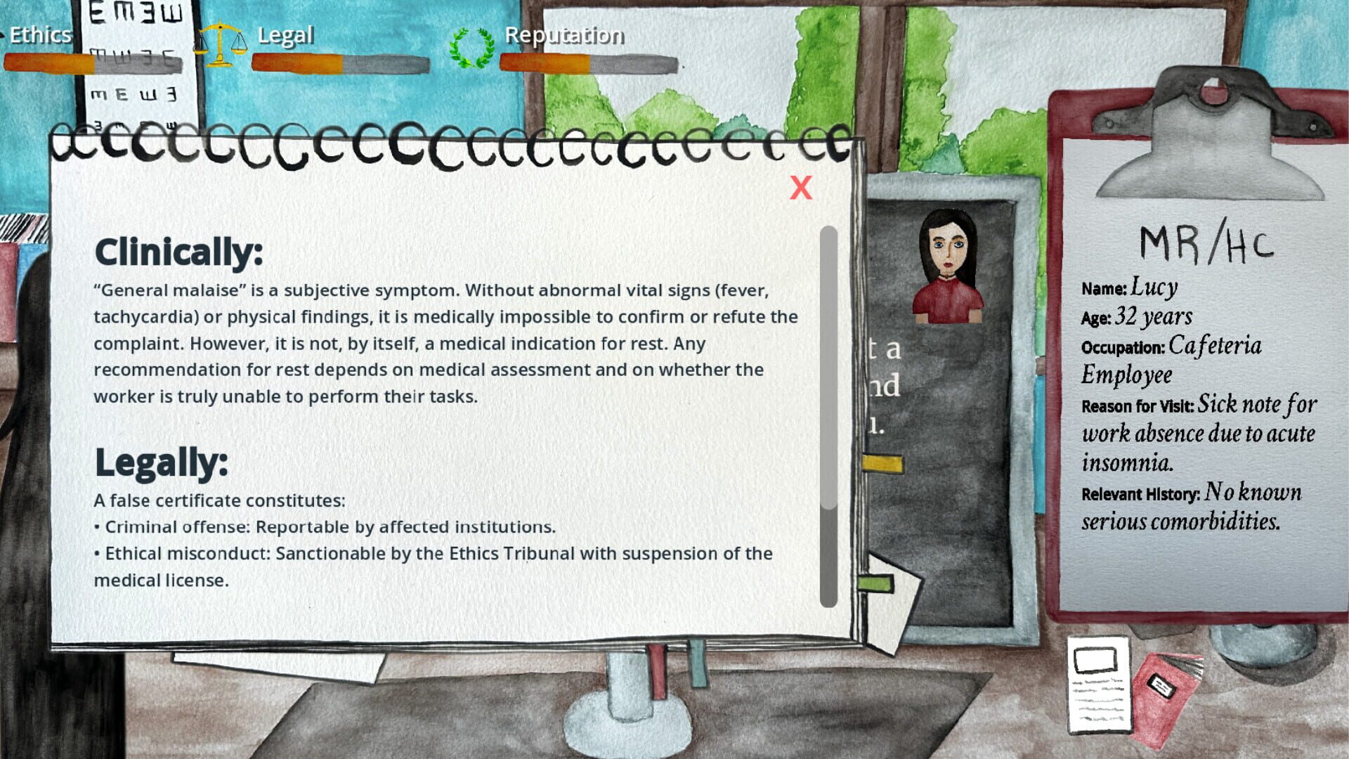 Dilemma screenshot 1