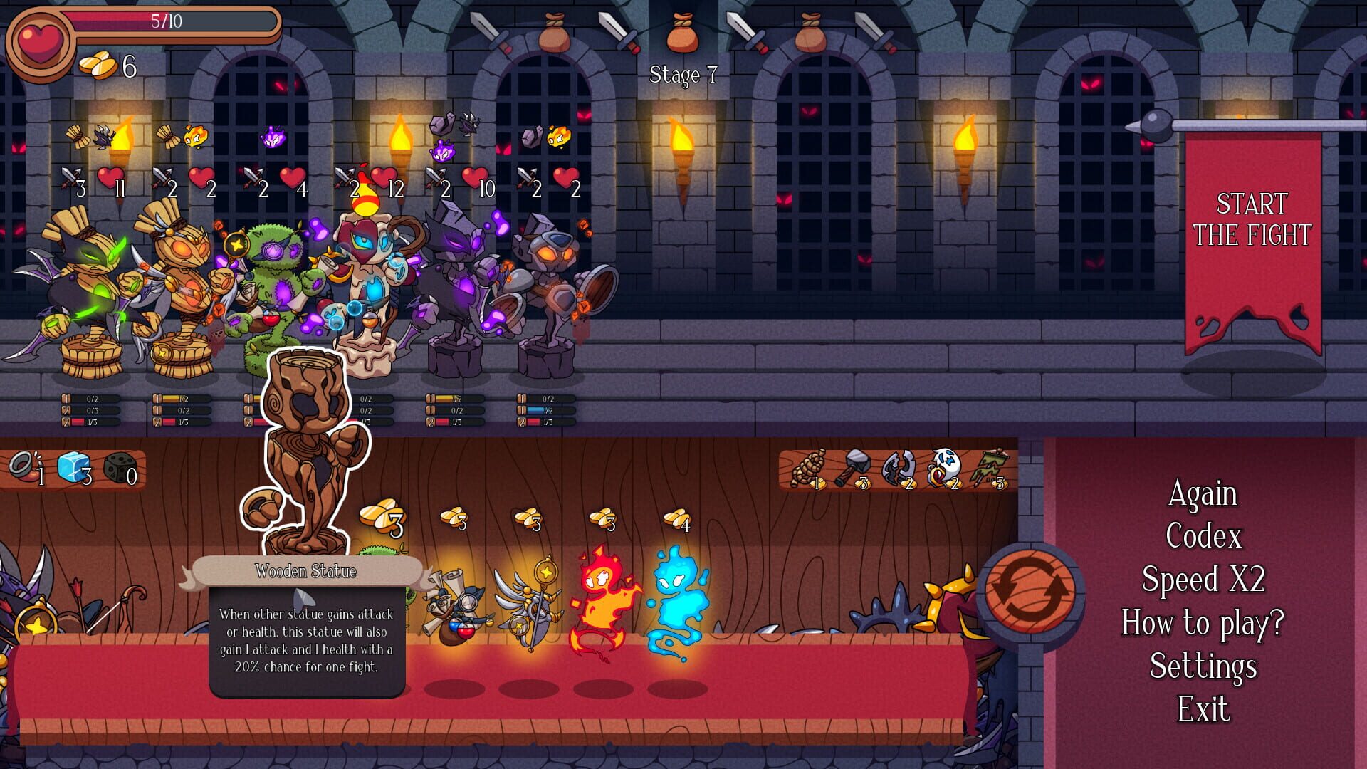 Auto Statue Battle: The Forces of Evil screenshot 1