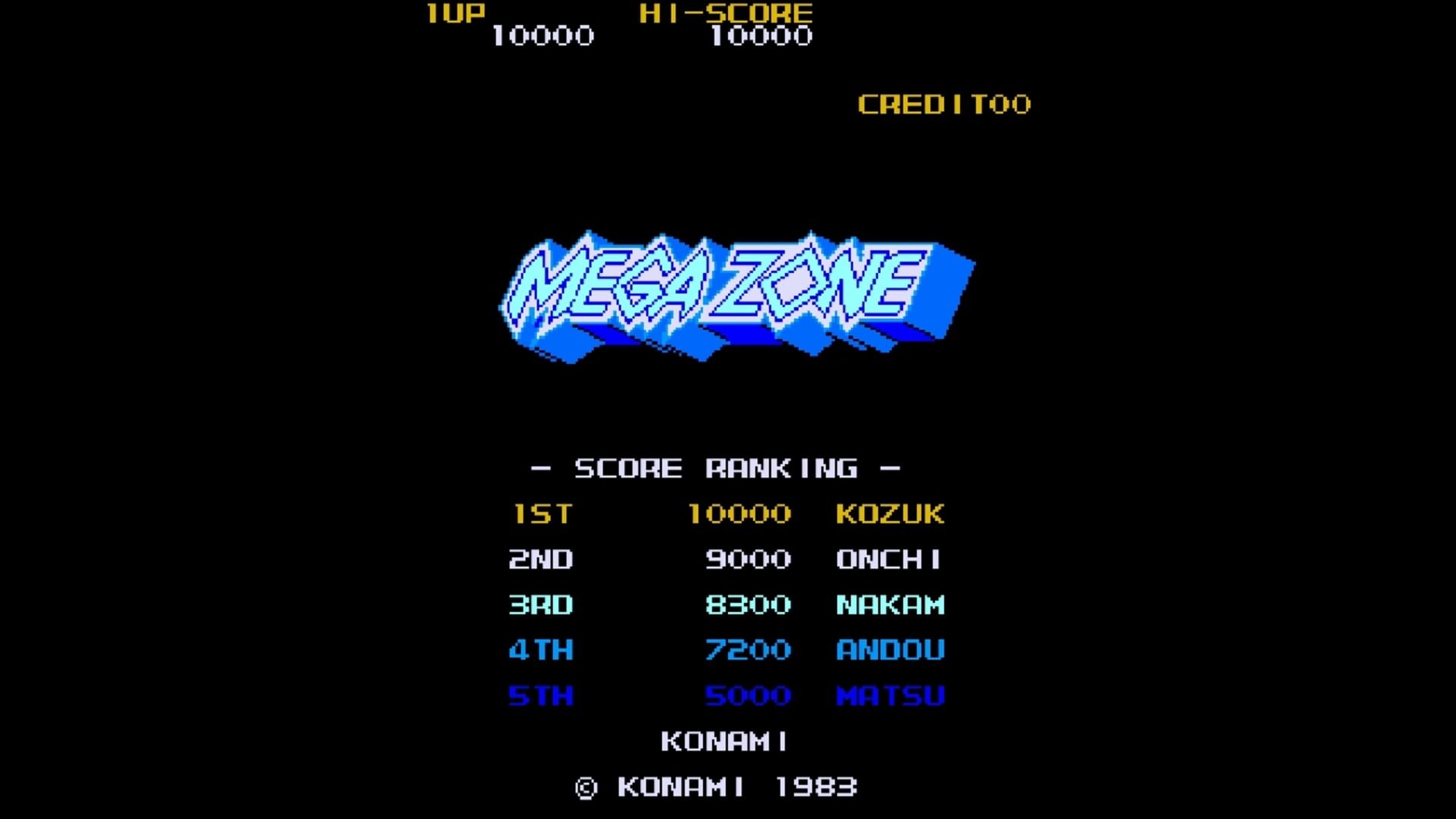 Arcade Archives: Mega Zone screenshot 1