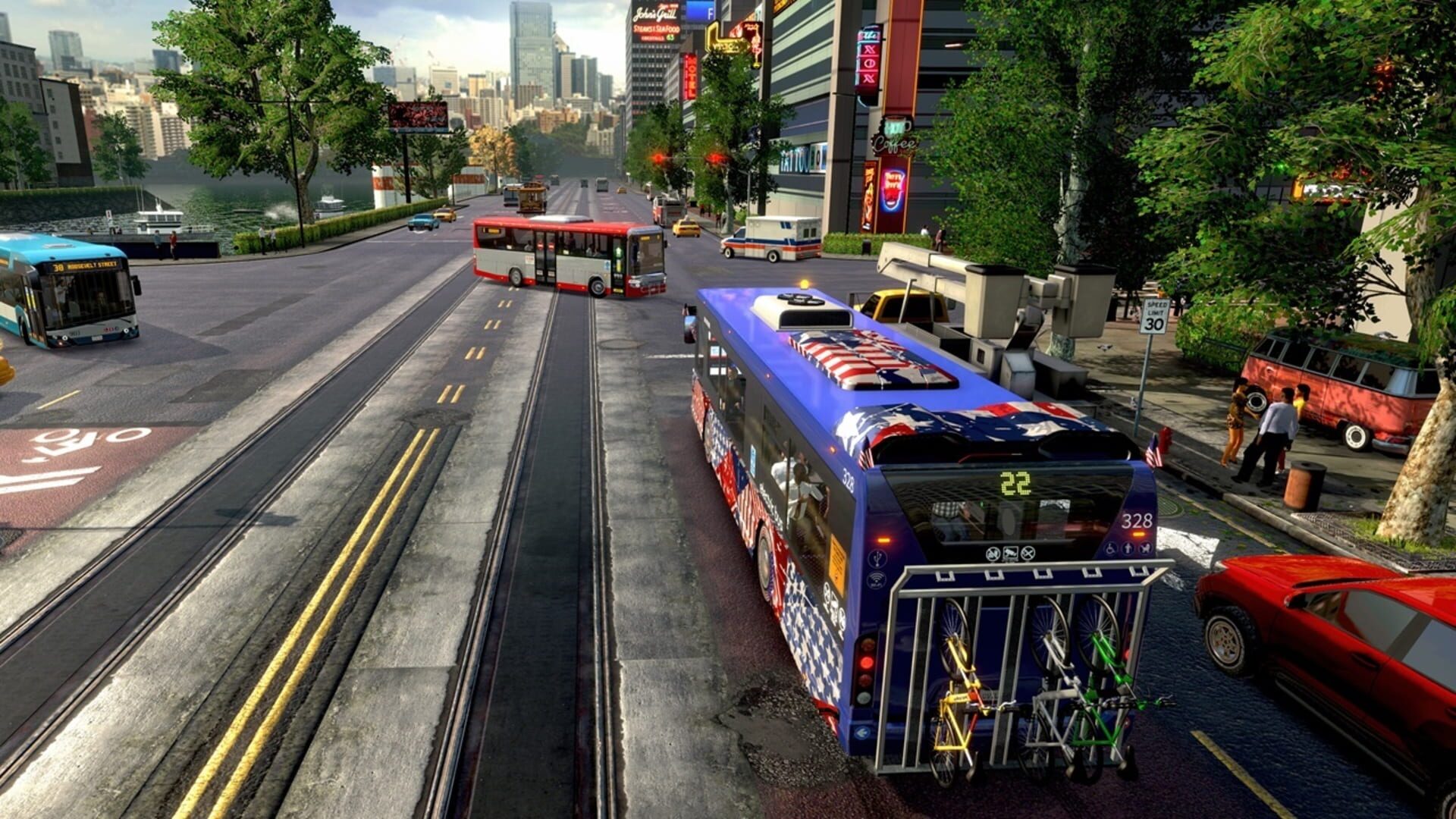 Bus Driving Simulator 24 City Roads & Farmer Simulator Bundle screenshot 1