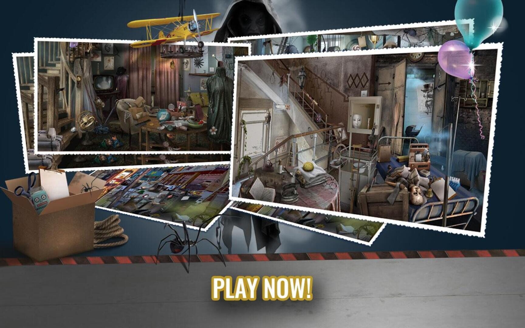 Hidden Objects: Ghost Town screenshot 1