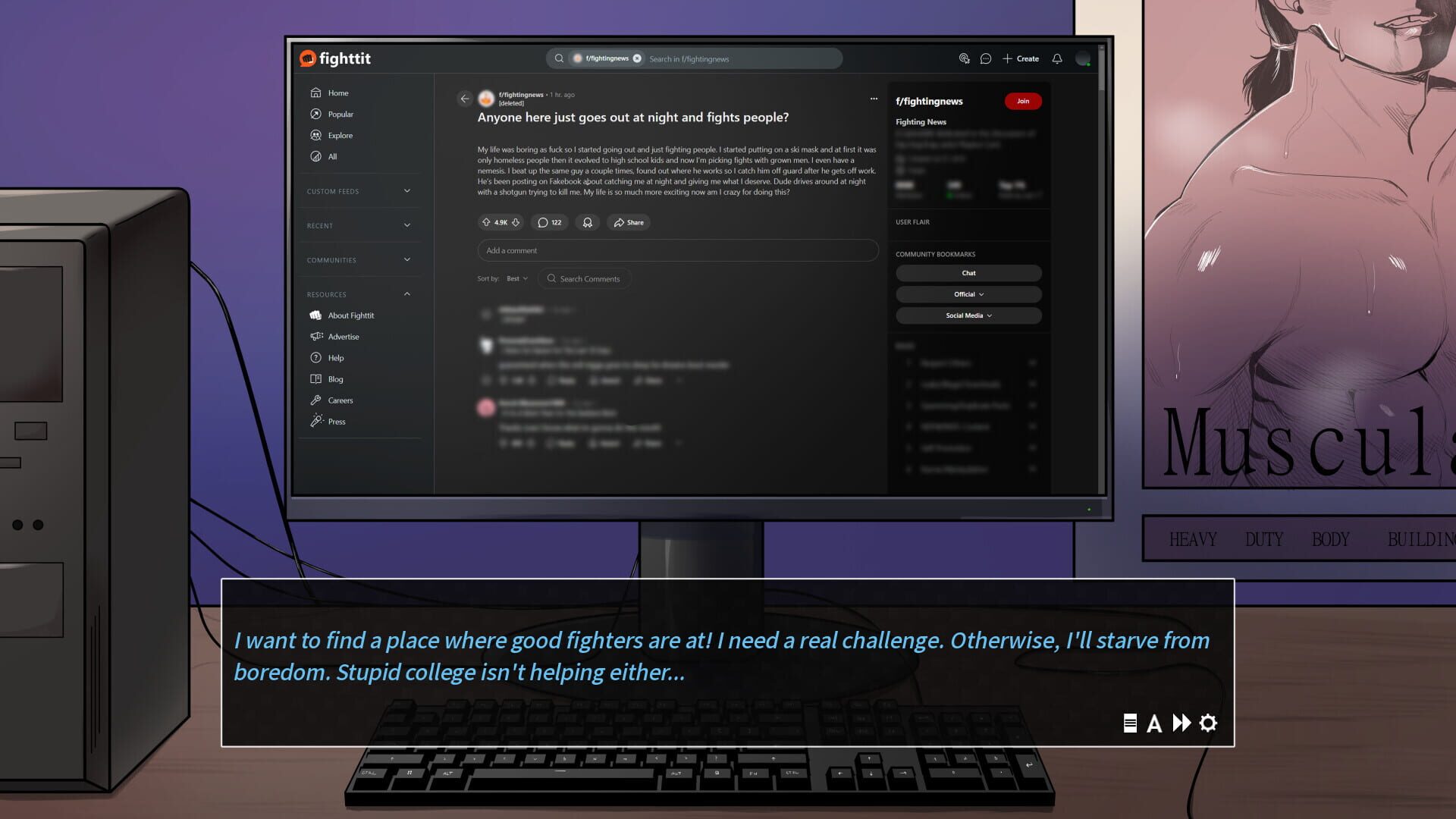 UnderGirl: Submission Path screenshot 1