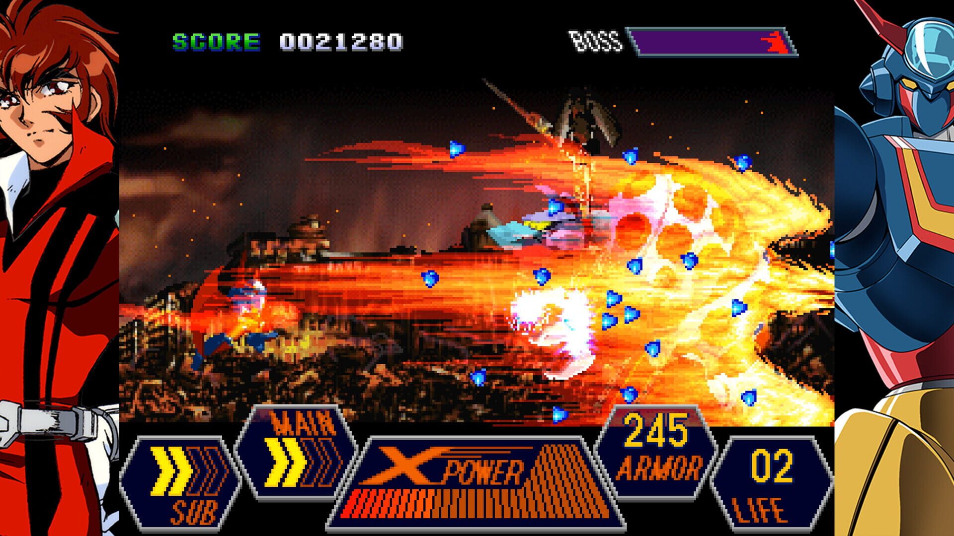 70s-style Robot Anime Geppy-X screenshot 1