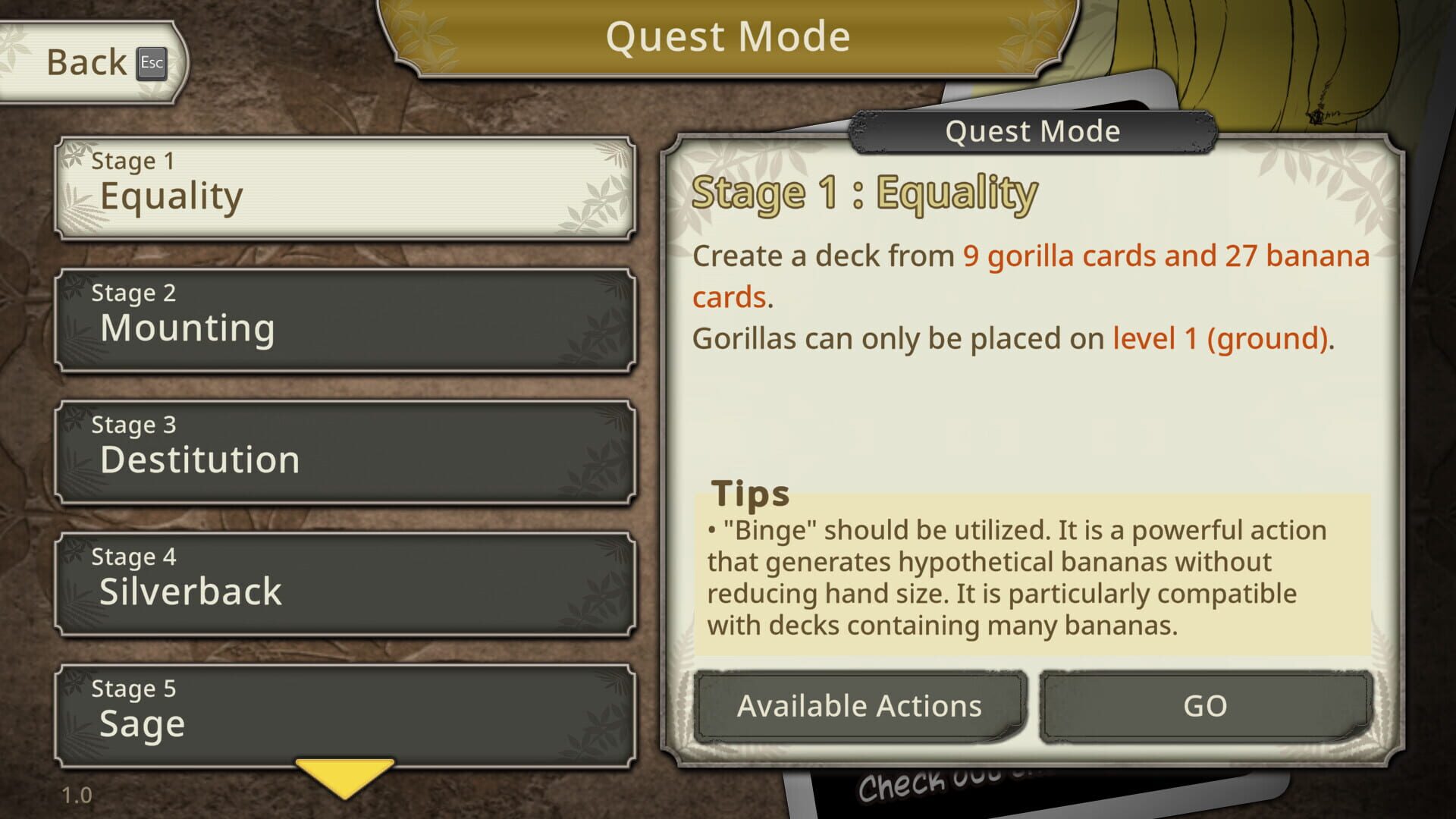 Goritaire screenshot 1