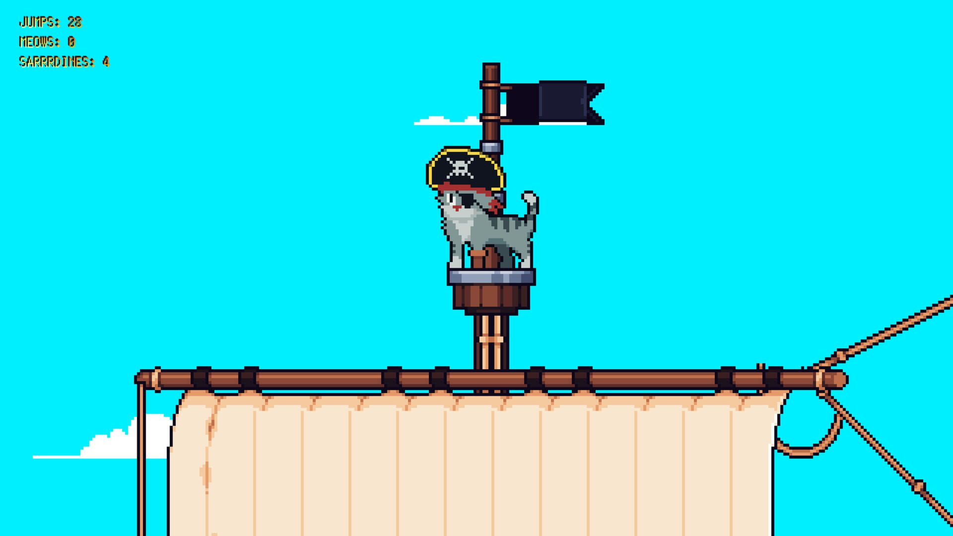 Rooftop Rascal: The Pirate Cat screenshot 1