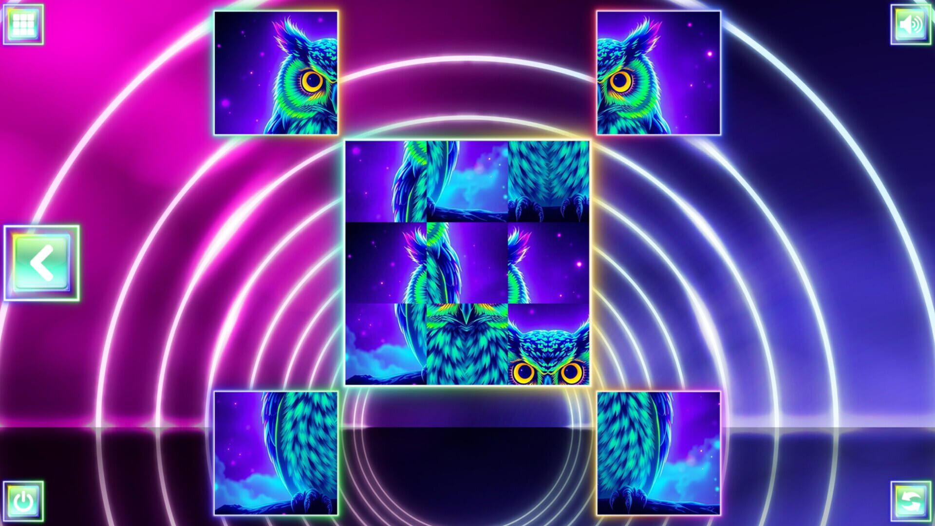 Neon Fantasy: Owls screenshot 1