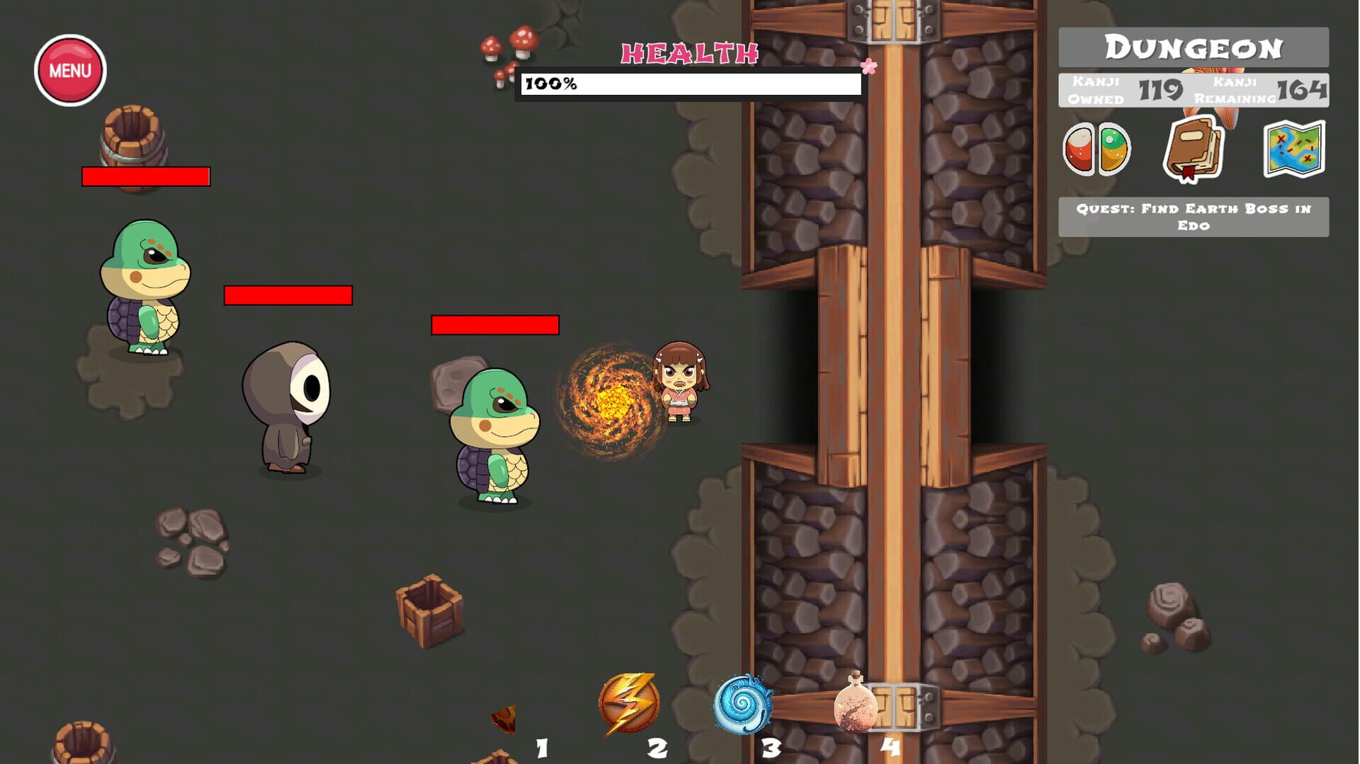 Sakura Kanji Ketchi screenshot 1