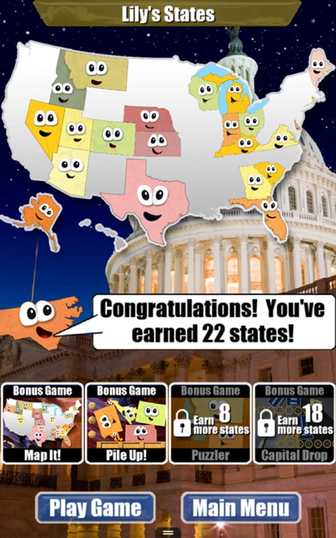 Stack the States screenshot 1