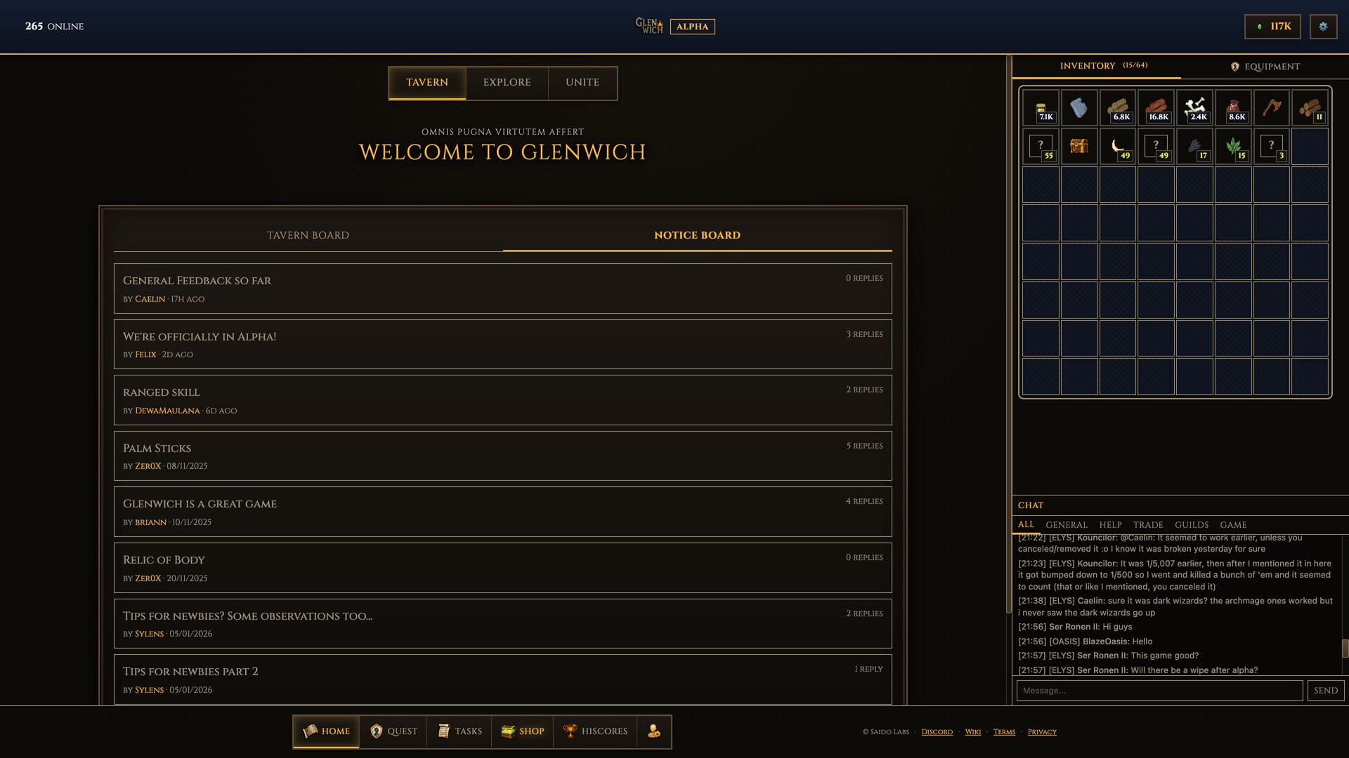 Glenwich Idle MMO screenshot 1