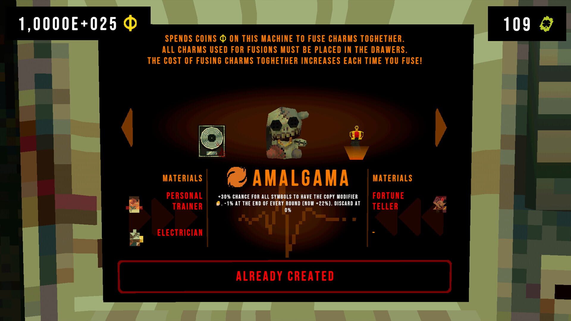 Cloverpit: Unholy Fusion screenshot 1
